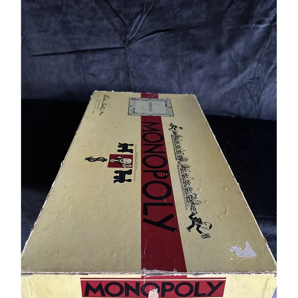 1954 Monopoly Parker Brothers Vintage Board Game Original Box Complete